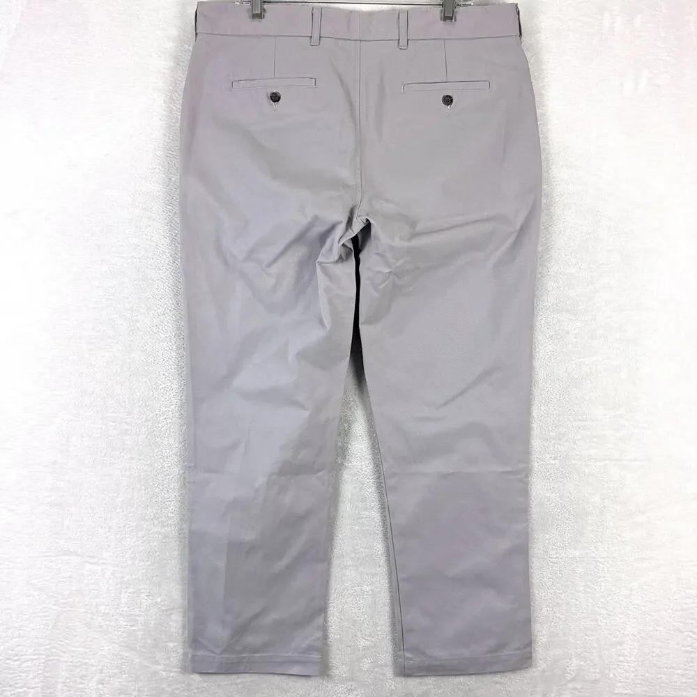 Peter Manning Pants Mens 36x29 Gray Chino Preppy New York Summer Classic USA
